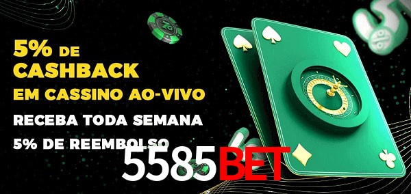 Promoções do cassino ao Vivo 5585bet
